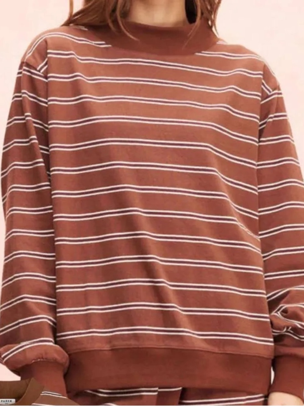 PARKE brown striped set